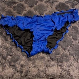Victoria’s Secret Navy Blue Cheeky Swim Bottoms